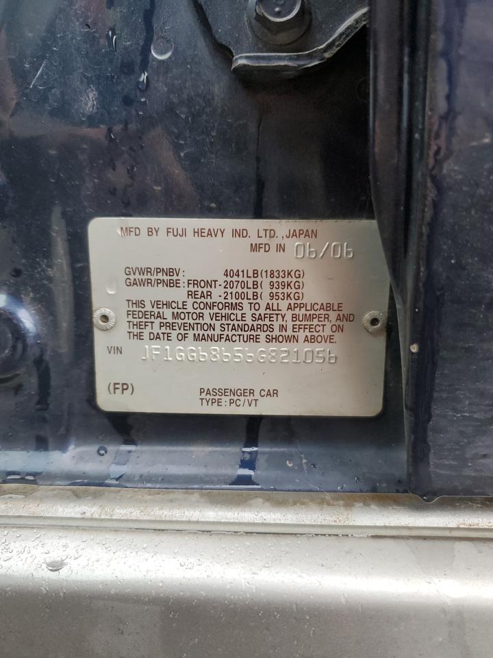 Lot #3284169553 2006 SUBARU IMPREZA OU