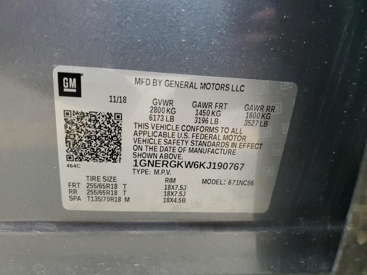 CHEVROLET TRAVERSE LT