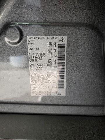 2019 NISSAN ROGUE S #3294480502