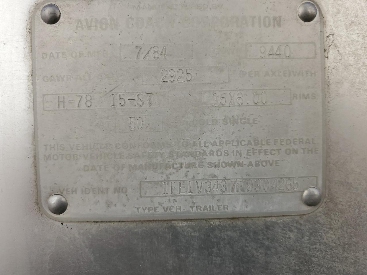 Lot #3280329973 1985 AVAL TITAN