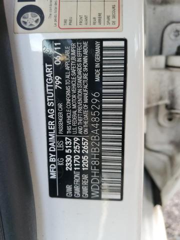 2011 MERCEDES-BENZ E 350 4MAT - WDDHF8HB2BA485296