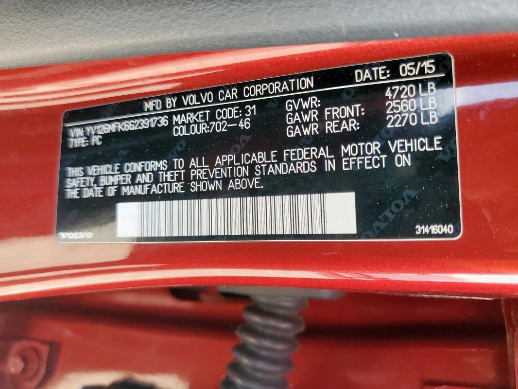 2016 VOLVO S60 PREMIE #3316034234