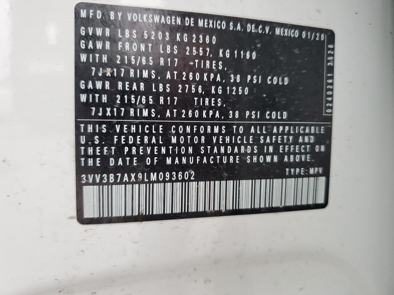 VOLKSWAGEN TIGUAN SE