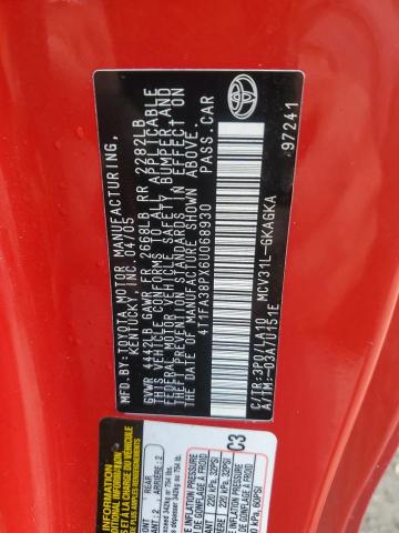 2006 TOYOTA CAMRY SOLA #3297163529