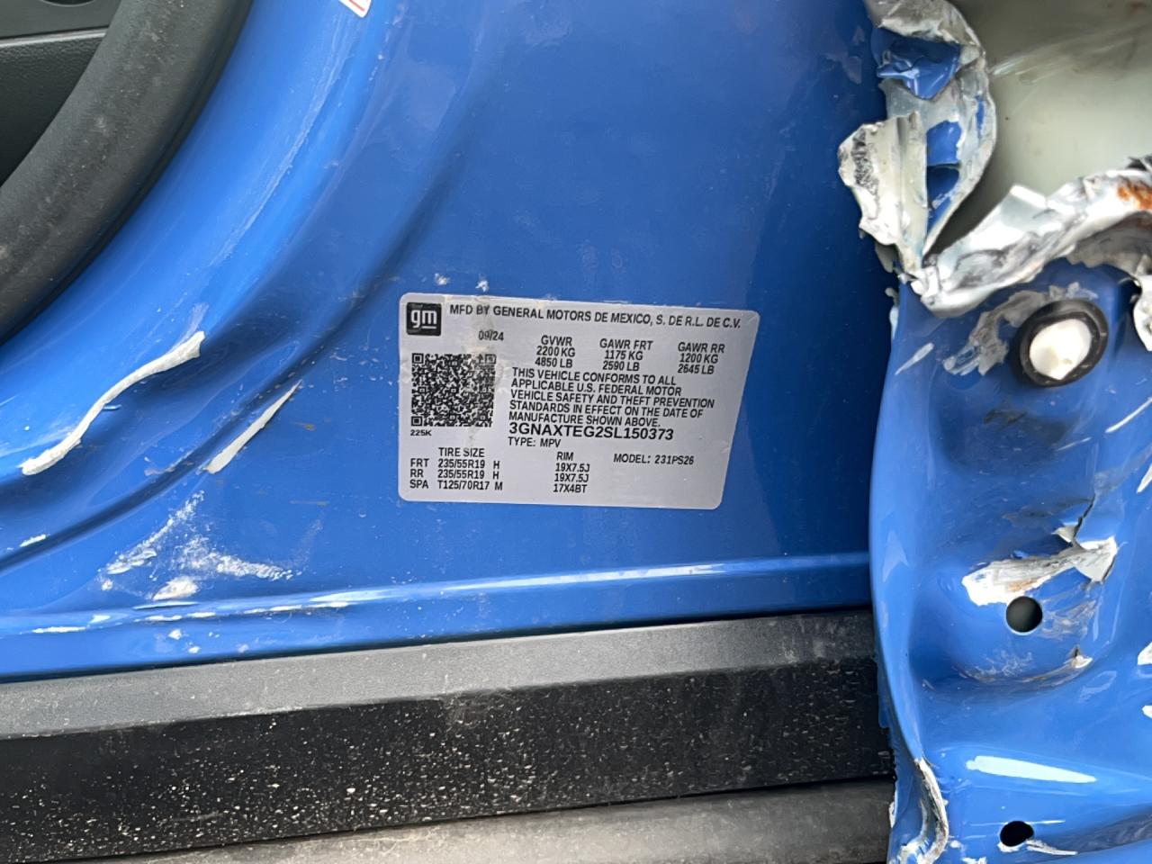 CHEVROLET EQUINOX RS