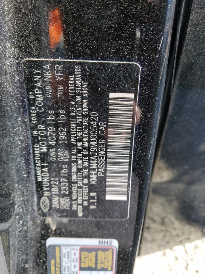 HYUNDAI ELANTRA BLUE