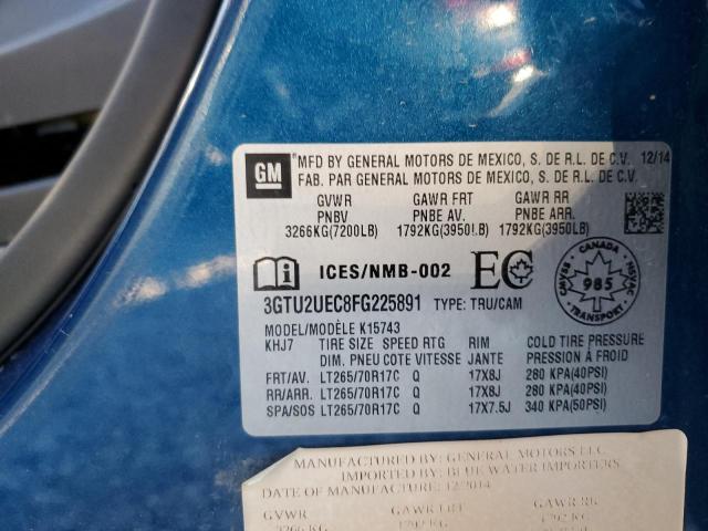 2015 GMC SIERRA K15 #3318076365