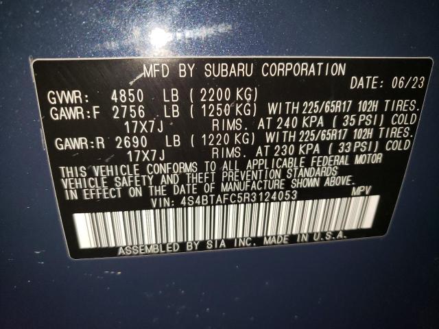 2024 SUBARU OUTBACK PR - 4S4BTAFC5R3124053