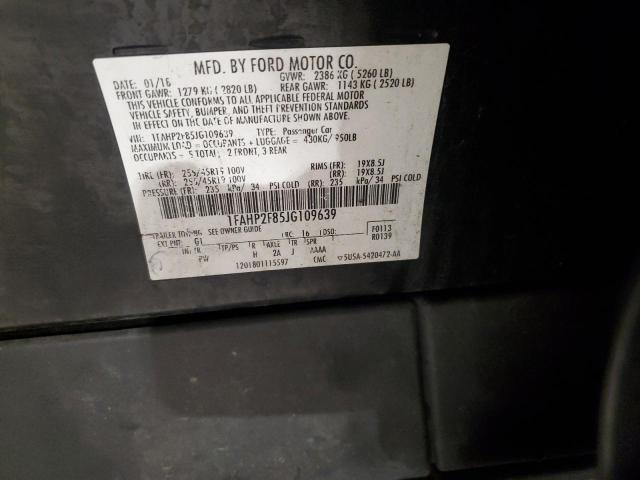 2018 FORD TAURUS LIM #3293335436