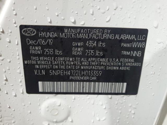 2020 HYUNDAI SONATA LIM #3284791537
