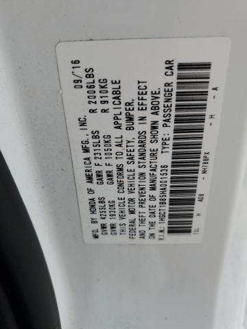 2017 HONDA ACCORD EXL #3304501529