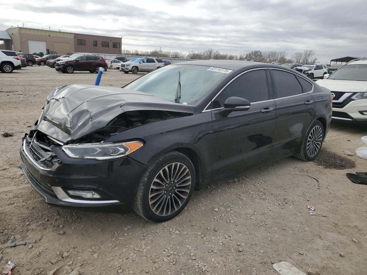 Lot #3301866995 2018 FORD FUSION TIT