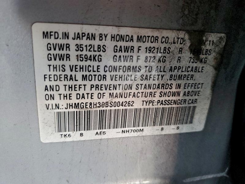 2011 HONDA FIT #3315708441