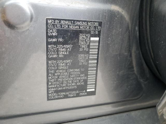 2015 NISSAN ROGUE S - KNMAT2MV4FP535975