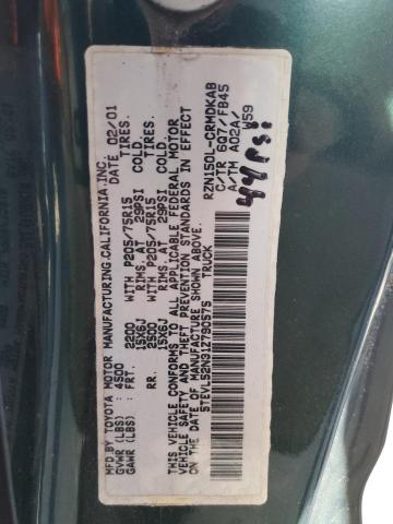 2001 TOYOTA TACOMA XTR #3292426607