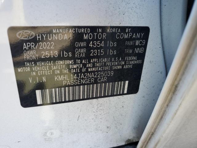 2022 HYUNDAI SONATA SEL #3302853913