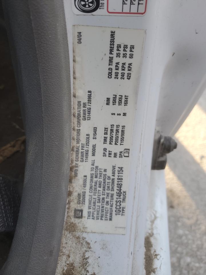 Lot #3286785905 2004 CHEVROLET COLORADO