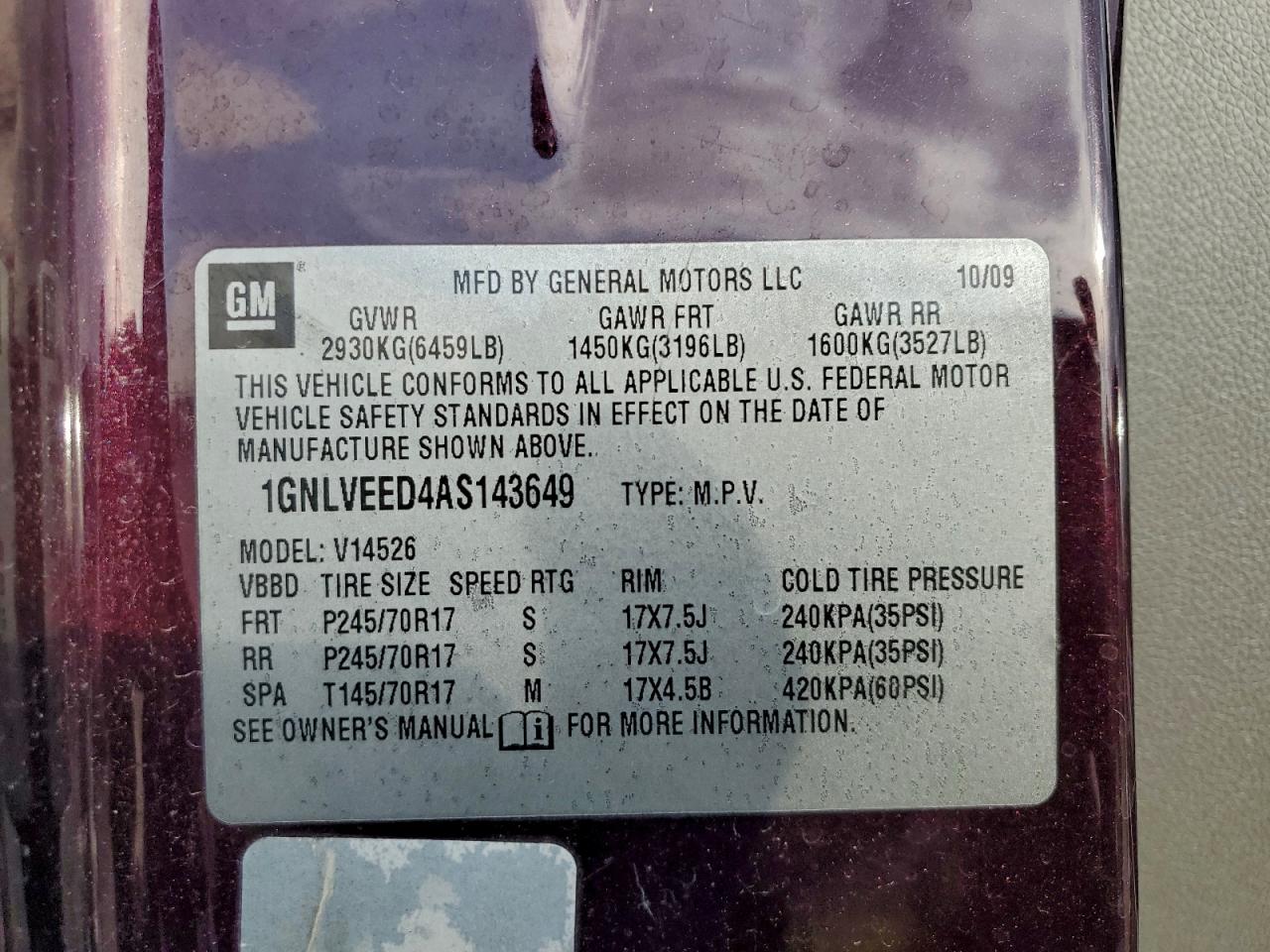 CHEVROLET TRAVERSE LS