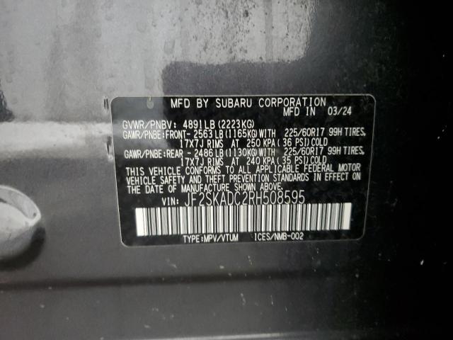 2024 SUBARU FORESTER P #3297877848