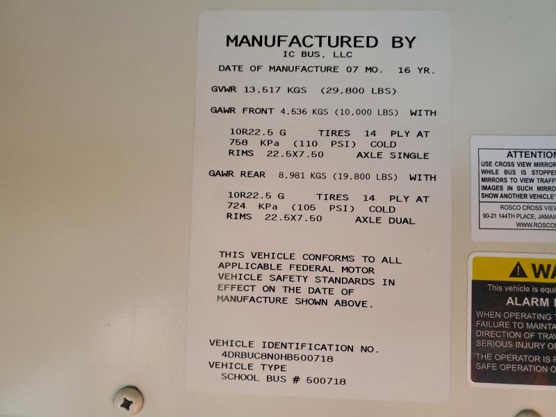 2017 IC CORPORATION 3000 CE #3297924846