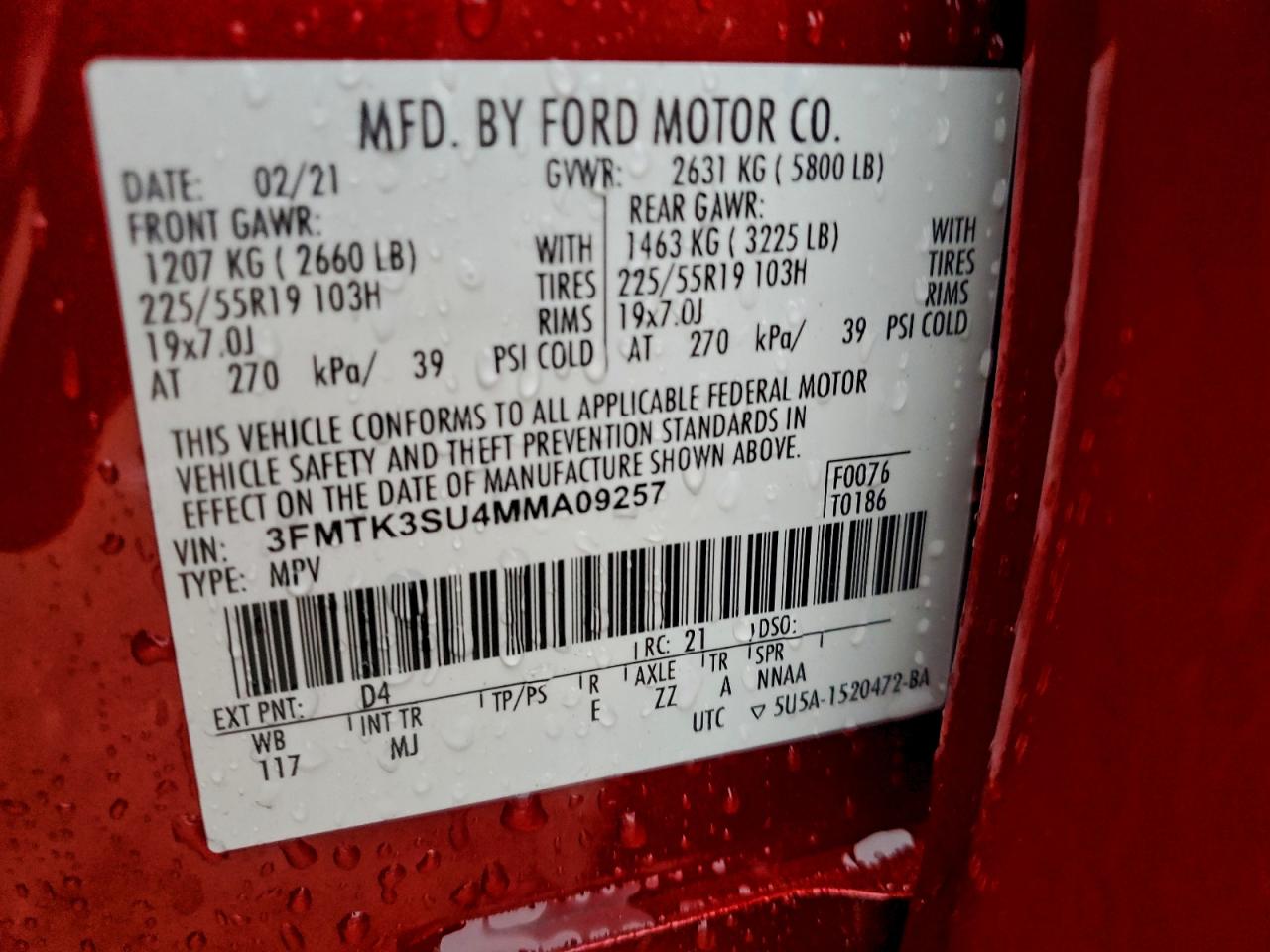 FORD MUSTANG PREMIUM