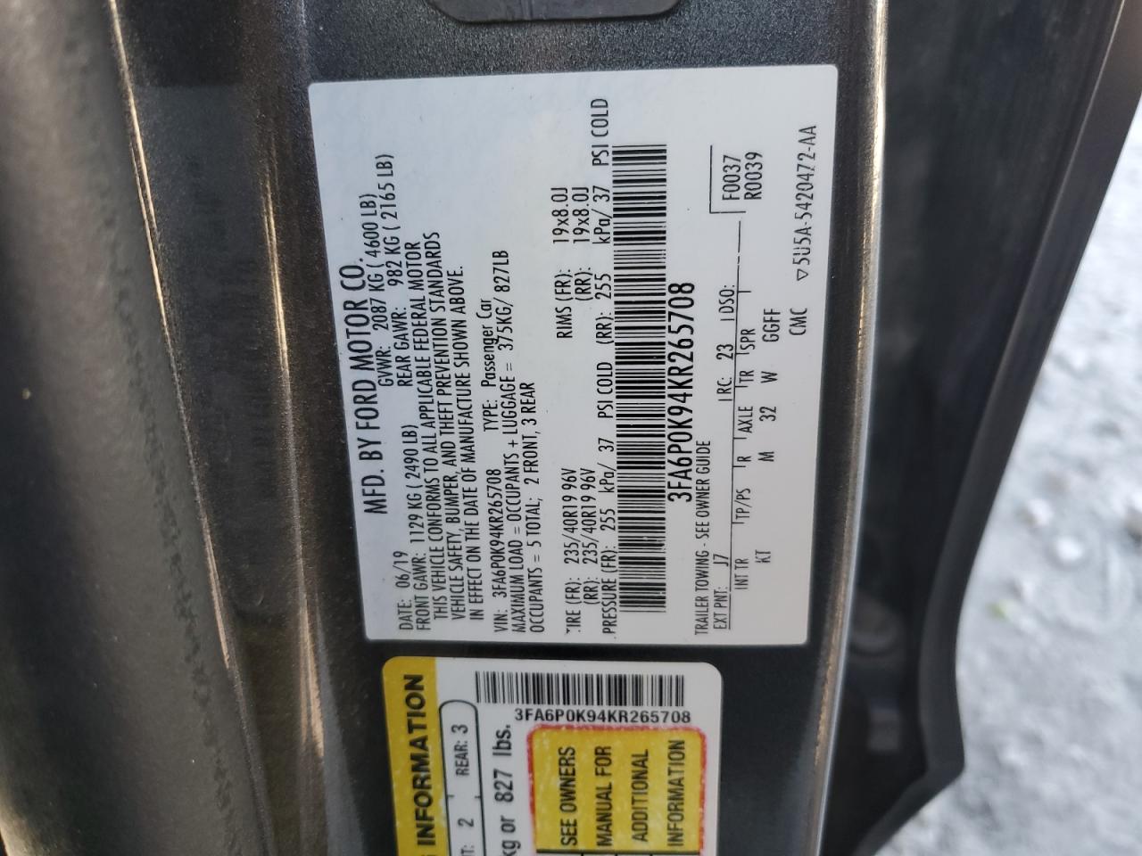 FORD FUSION TITANIUM