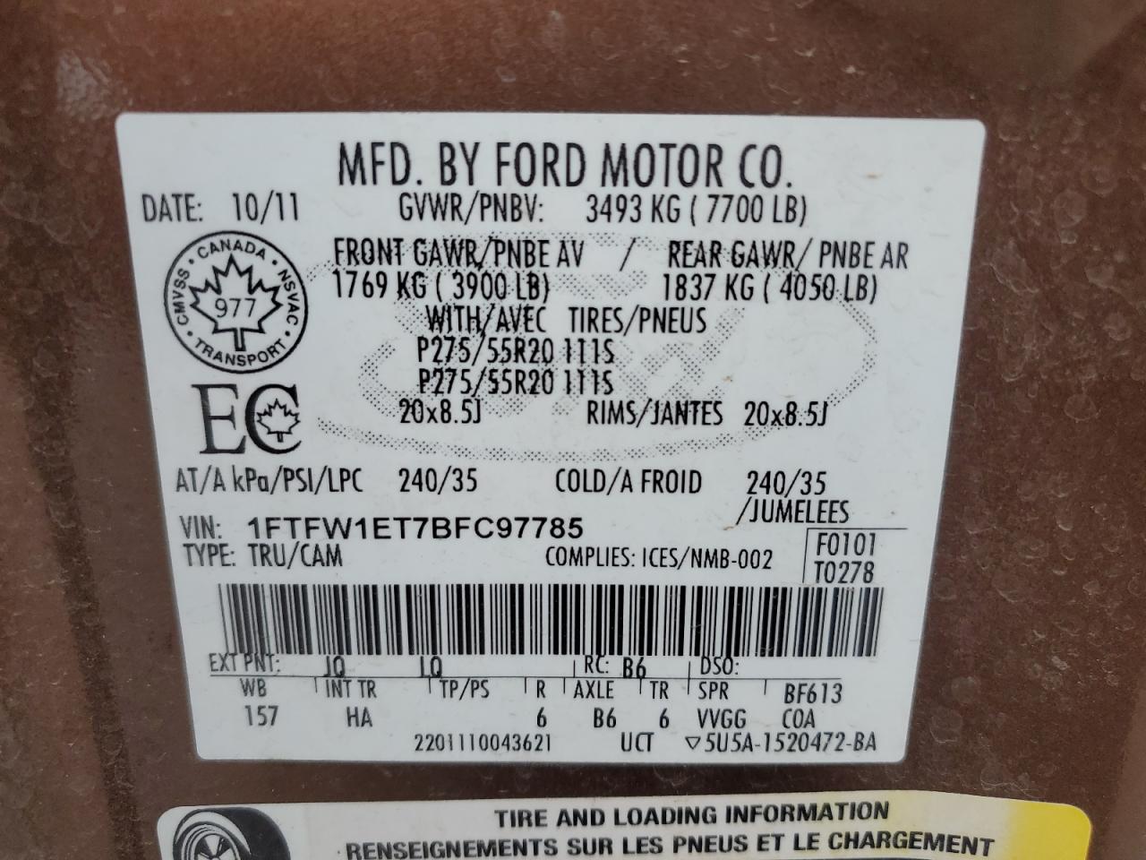 FORD F-150 SUPERCREW