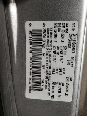 2002 DODGE GRAND CARA #3302776913