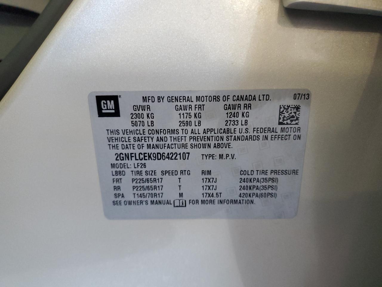 CHEVROLET EQUINOX LS