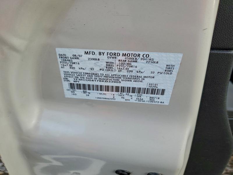 2008 FORD ESCAPE LIM #3302763342