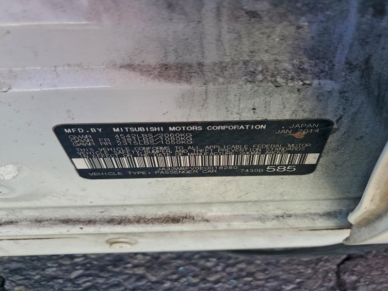 2014 MITSUBISHI LANCER EVO #3305287392