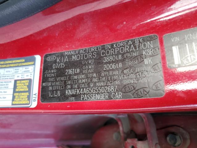 2016 KIA FORTE LX #3301652635