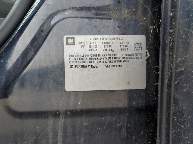 2015 CHEVROLET CRUZE LT #3286499314