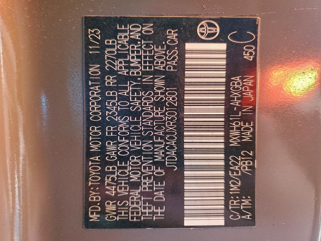 TOYOTA PRIUS PRIME SE