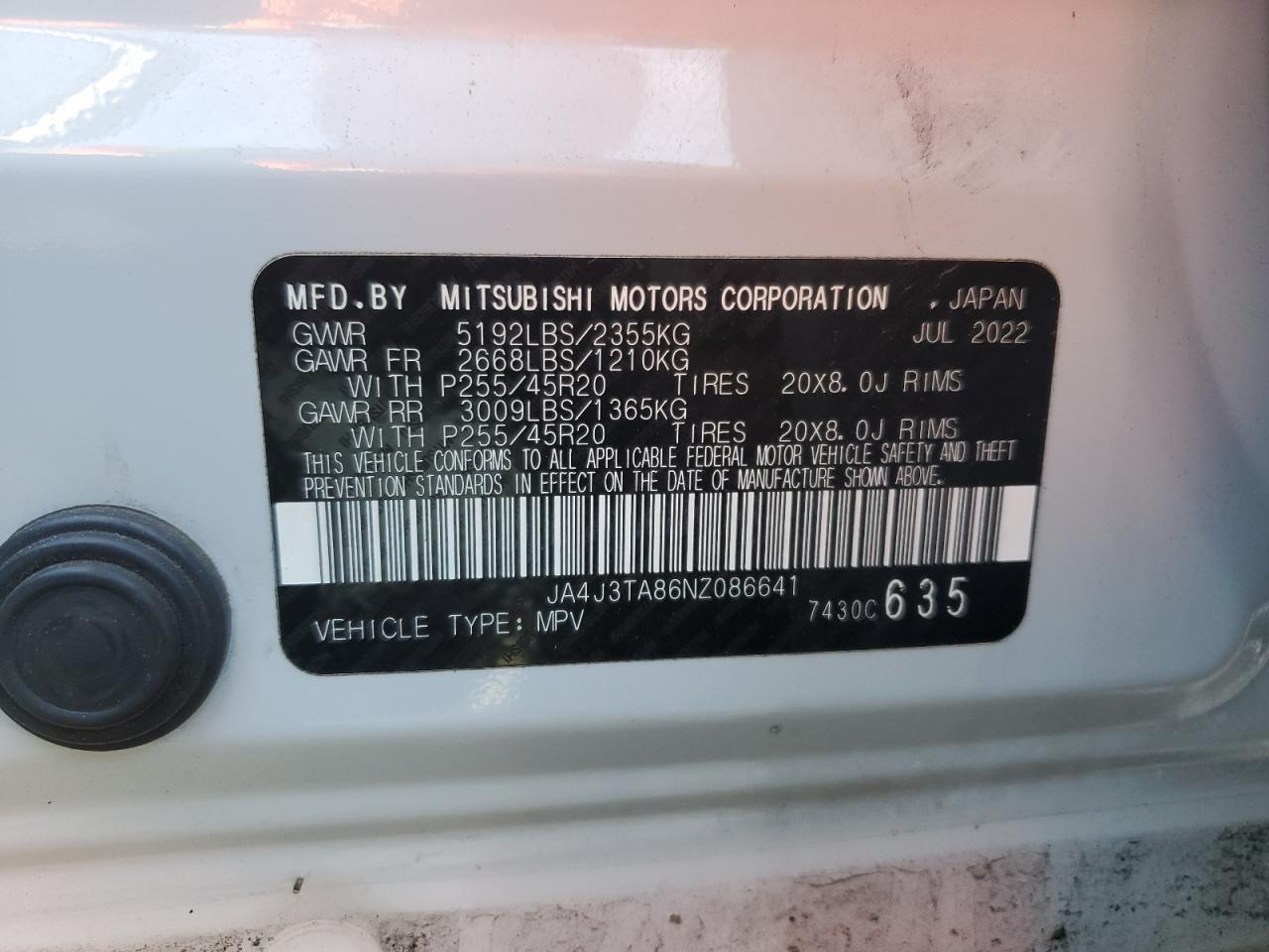 MITSUBISHI OUTLANDER ES