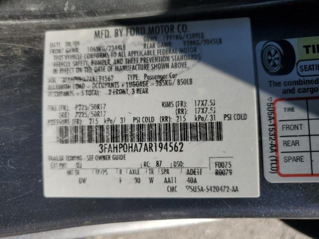 2010 FORD FUSION SE #3286895215