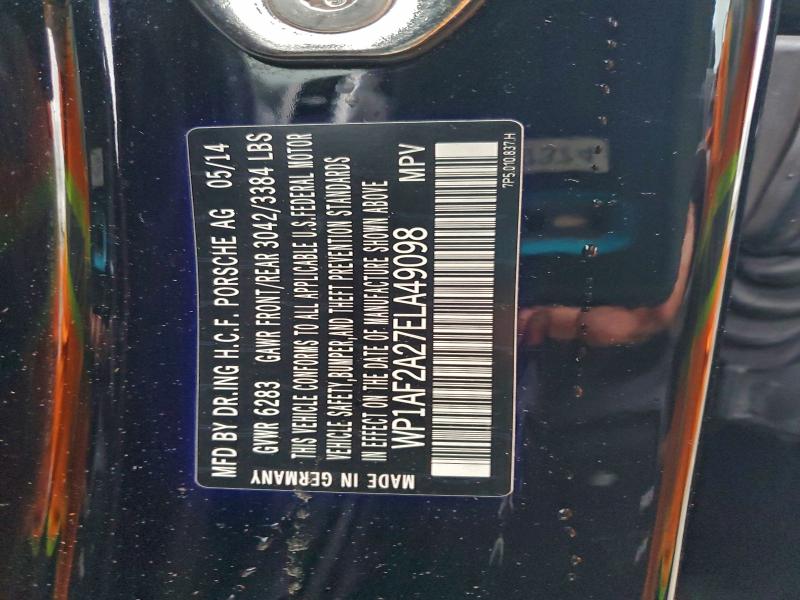 2014 PORSCHE CAYENNE #3308559538