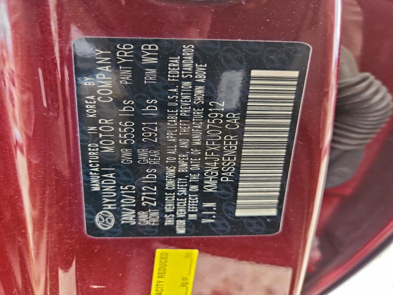 HYUNDAI GENESIS 5.0L