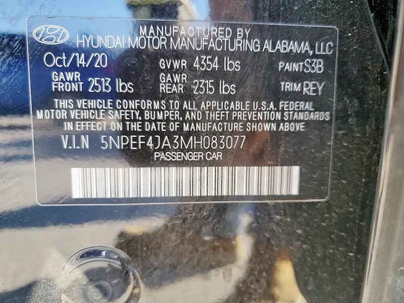 2021 HYUNDAI SONATA SEL #3305681759