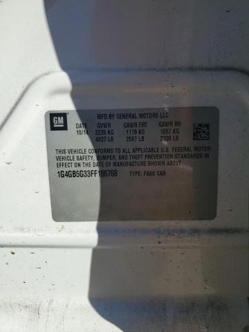 2015 BUICK LACROSSE - 1G4GB5G33FF186768