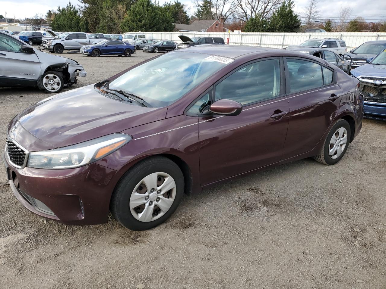 Lot #3301802330 2017 KIA FORTE LX