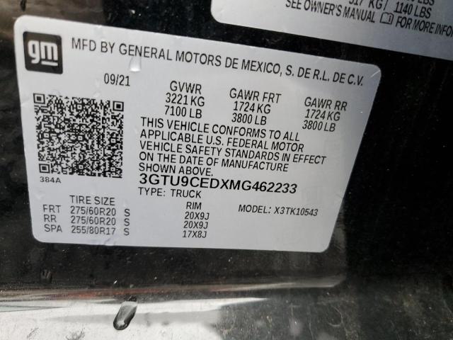 2021 GMC SIERRA K15 #3303962700