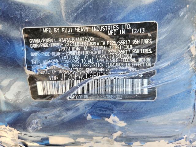 2014 SUBARU XV CROSSTR #3292408264