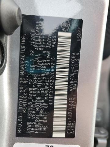 2024 TOYOTA CAMRY XLE #3285590276