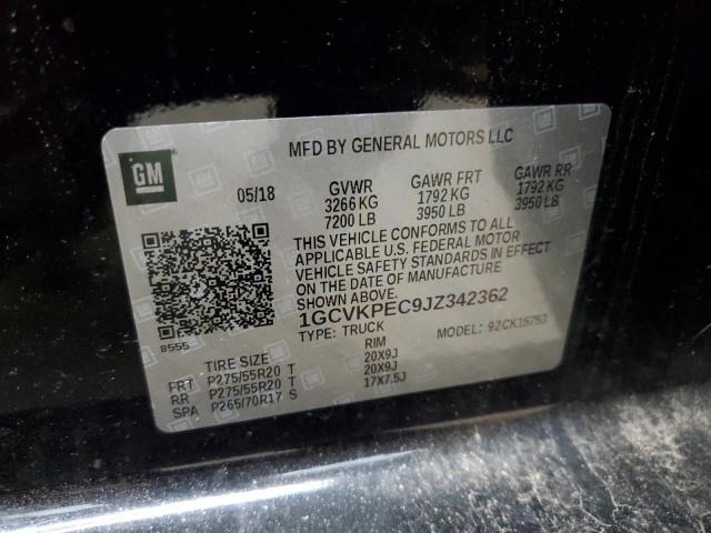 2018 CHEVROLET SILVERADO #3309301624