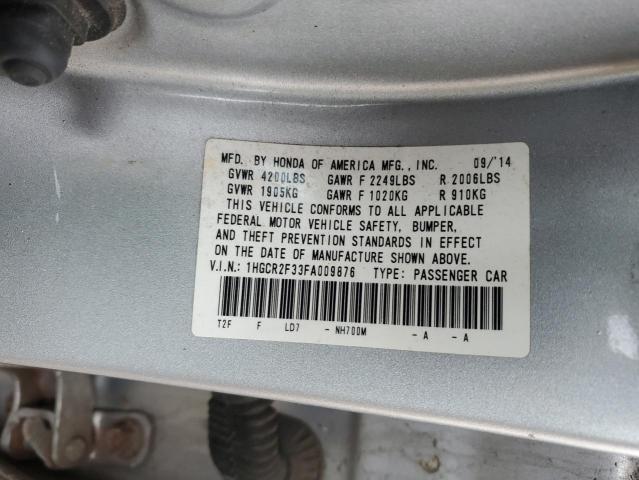 2015 HONDA ACCORD LX - 1HGCR2F33FA009876