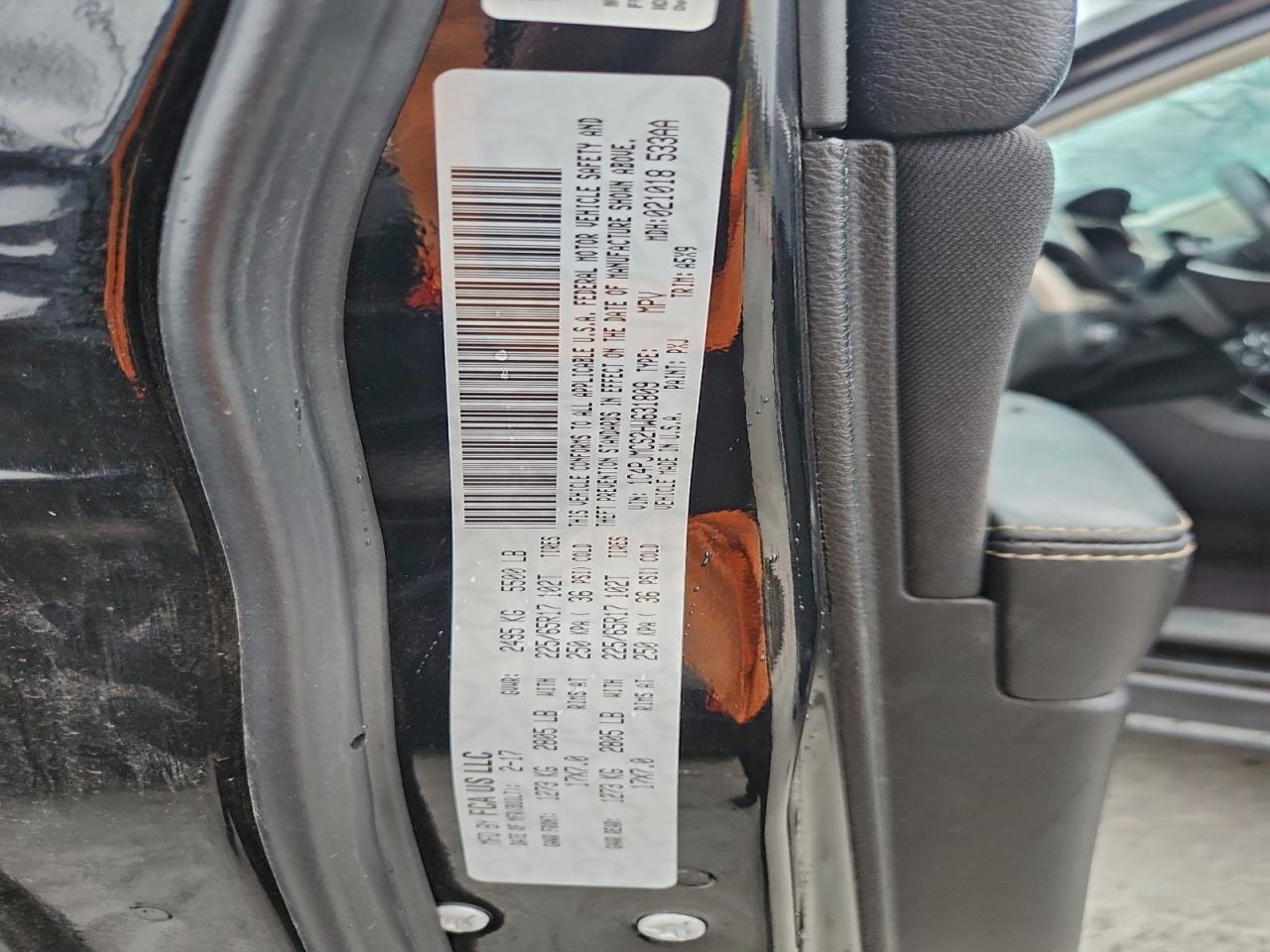 Lot #3316080248 2017 JEEP CHEROKEE L