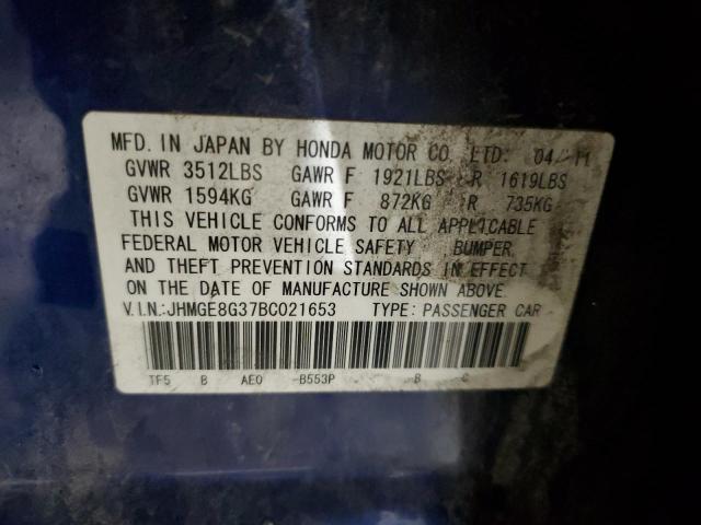 2011 HONDA FIT #3301898414