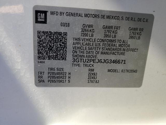 2018 GMC SIERRA K15 #3284240243