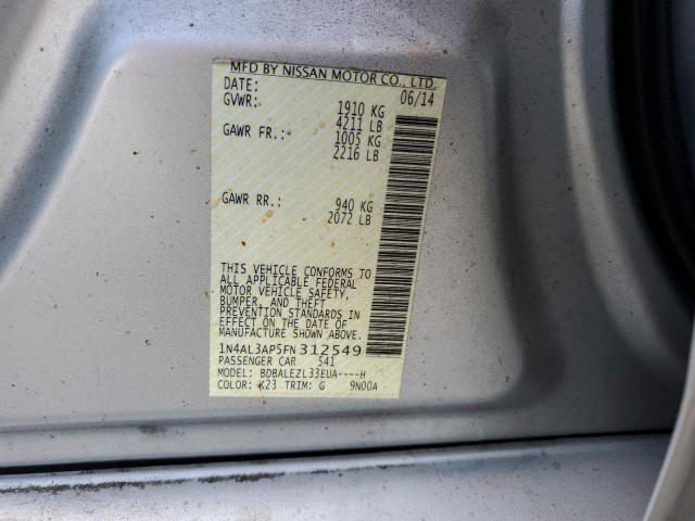 2015 NISSAN ALTIMA 2.5 #3318853032